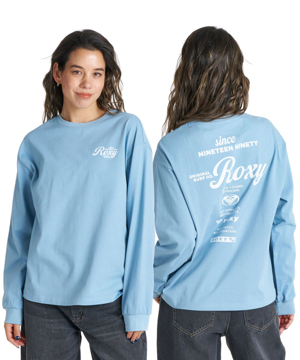 ROXY HISTORICAL LOGO L/S TEE ヒストリカルロゴ長袖Tシャツ ロンT 【2026年秋冬モデル】