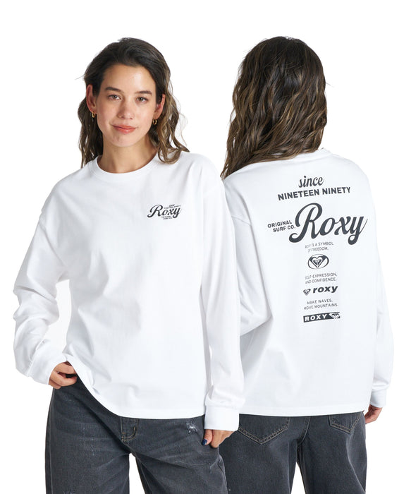 ROXY HISTORICAL LOGO L/S TEE ヒストリカルロゴ長袖Tシャツ ロンT 【2026年秋冬モデル】