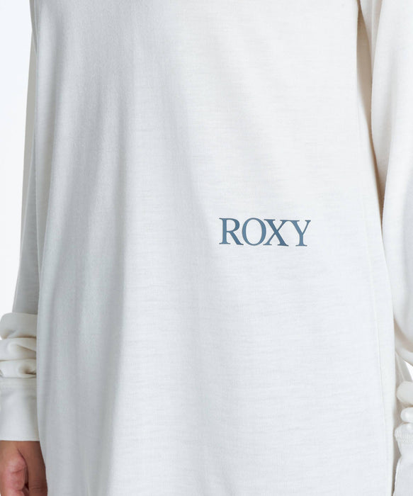ROXY FITNESS GENTLE FLOW L/S TEE 膠原蛋白・胺基酸添加 保濕長袖T恤 【2026年秋冬款】