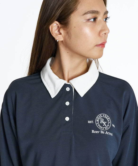 ROXY FITNESS SIDEWALK L/S TEE 易整理長袖POLO衫 /速乾/抗UV 【2026年秋冬款】