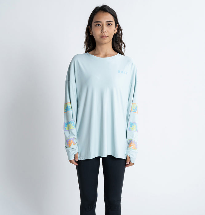 【BUY 2 20%OFF】【OUTLET】Roxy MORNING HIKE L/S TEE ラッシュ Tシャツ