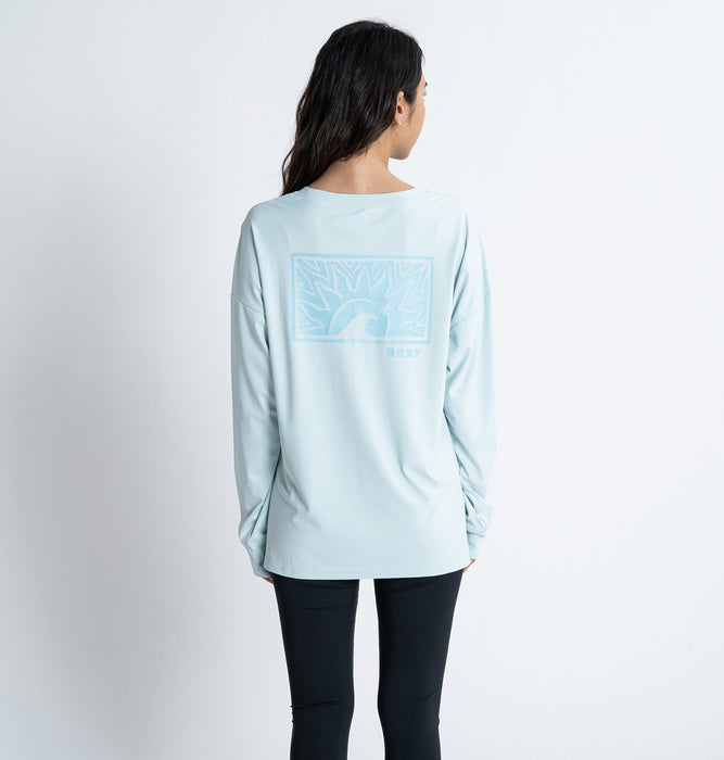 【BUY 2 20%OFF】【OUTLET】Roxy MORNING HIKE L/S TEE ラッシュ Tシャツ