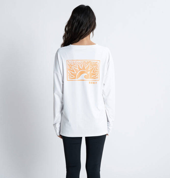 【BUY 2 20%OFF】【OUTLET】Roxy MORNING HIKE L/S TEE ラッシュ Tシャツ