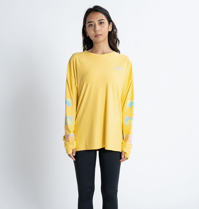 【BUY 2 20%OFF】【OUTLET】Roxy MORNING HIKE L/S TEE ラッシュ Tシャツ