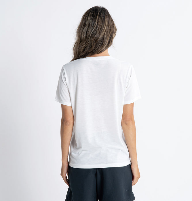 【BUY 2 20%OFF】【OUTLET】Roxy LEAF POCKET S/S TEE ラッシュ Tシャツ