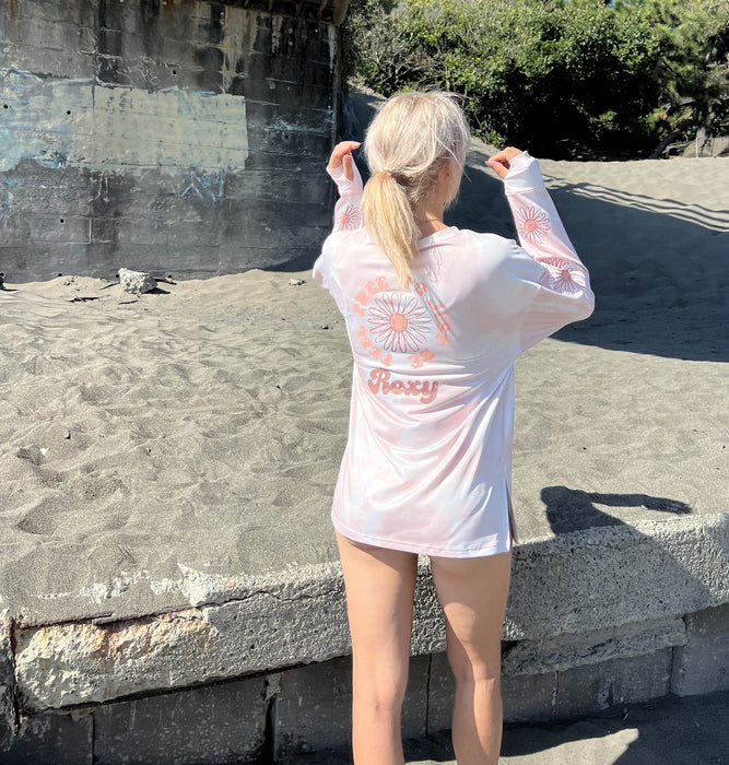 【OUTLET】Roxy FEEL FREE L/S RASH ラッシュガード