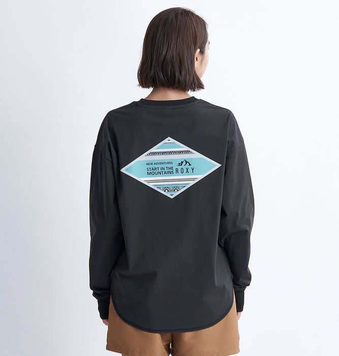 【OUTLET】Roxy ラッシュガード HUNTER RIVER BACKPRINT L/S