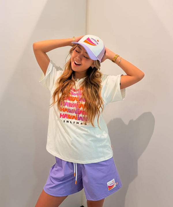 【ROXY x HAWAIIAN AIRLINES】TEE ラッシュTシャツ /UVカット/EASY DRY/接触冷感 ＜2026年夏モデル＞