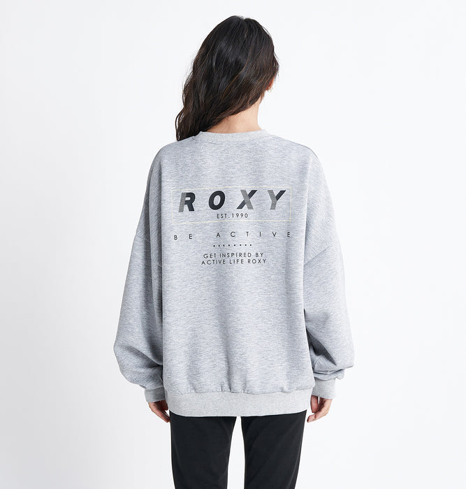 【BUY 2 20%OFF】【OUTLET】Roxy 速乾、UVカット クルーネックトップ UP BEAT PO