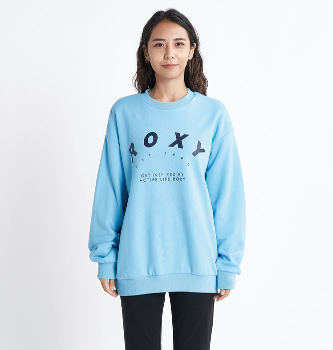 【OUTLET】Roxy 速乾、UVカット クルーネックトップ DOWN BEAT PO