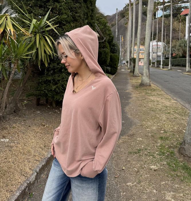 【OUTLET】Roxy BOTANY BAY Vネックフード付きトップス