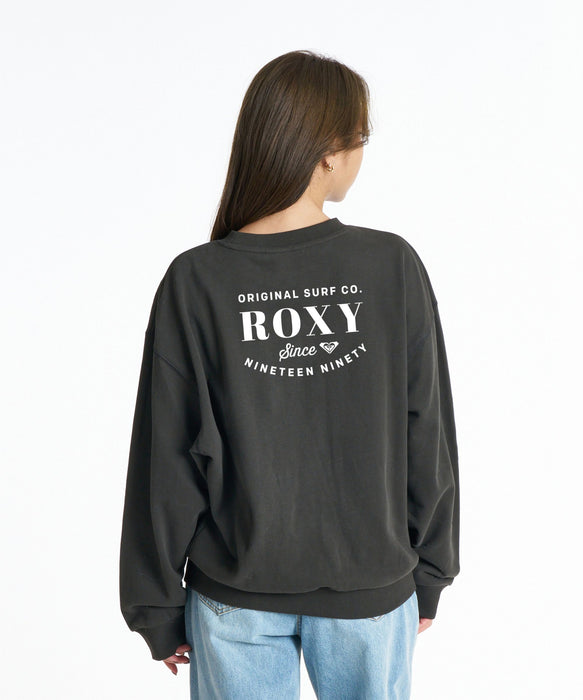 ROXY JIVY PULLOVER ロゴスウェットプルオーバー 【2026年秋冬モデル】