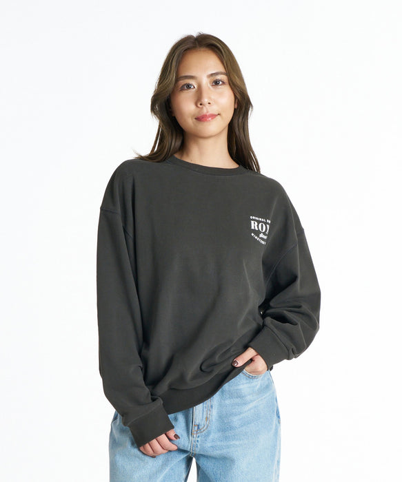 ROXY JIVY PULLOVER ロゴスウェットプルオーバー 【2026年秋冬モデル】