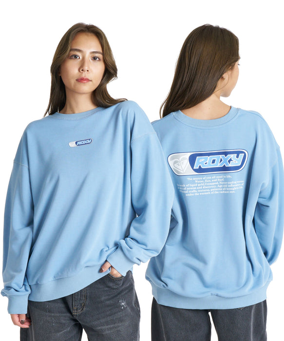 ROXY HARVEST SOUL PO 軽量ストレッチ スウェットトップス /速乾/UVカット 【2026年秋冬モデル】