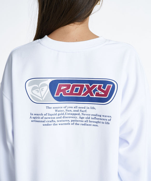 ROXY HARVEST SOUL PO 軽量ストレッチ スウェットトップス /速乾/UVカット 【2026年秋冬モデル】