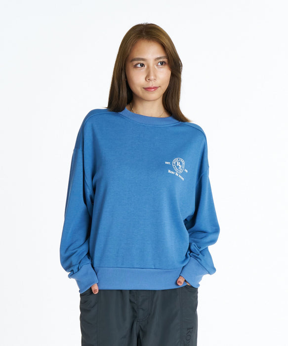 ROXY FITNESS SIDEWALK PO サーモコントロール スウェットトップス /速乾/UVカット 【2026年秋冬モデル】
