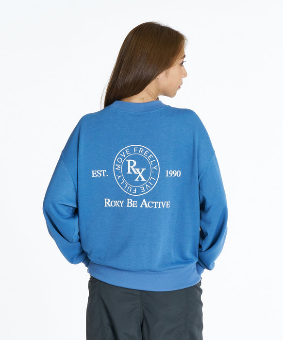 ROXY FITNESS SIDEWALK PO サーモコントロール スウェットトップス /速乾/UVカット 【2026年秋冬モデル】