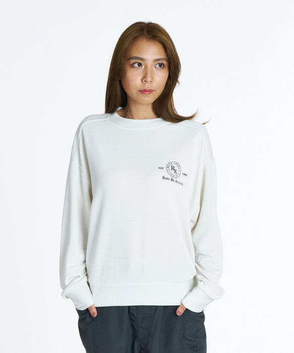 ROXY FITNESS SIDEWALK PO サーモコントロール スウェットトップス /速乾/UVカット 【2026年秋冬モデル】