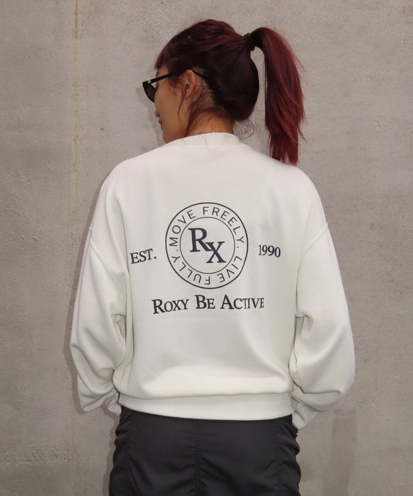 ROXY FITNESS SIDEWALK PO サーモコントロール スウェットトップス /速乾/UVカット 【2026年秋冬モデル】