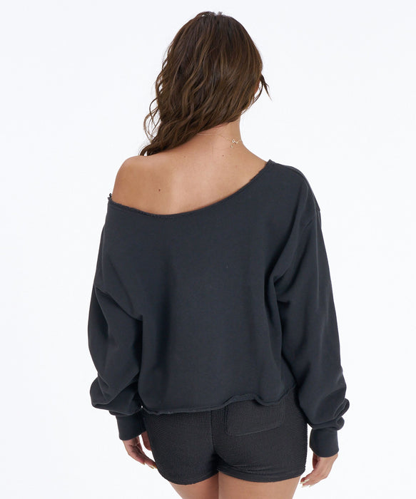 ROXY x NANAHA OFF-THE-SHOULDER P/O ロゴオフショルトップス 【2026年秋冬モデル】