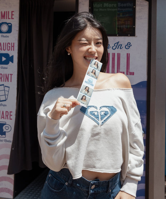 ROXY x NANAHA OFF-THE-SHOULDER P/O ロゴオフショルトップス 【2026年秋冬モデル】