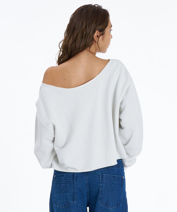 ROXY x NANAHA OFF-THE-SHOULDER P/O ロゴオフショルトップス 【2026年秋冬モデル】