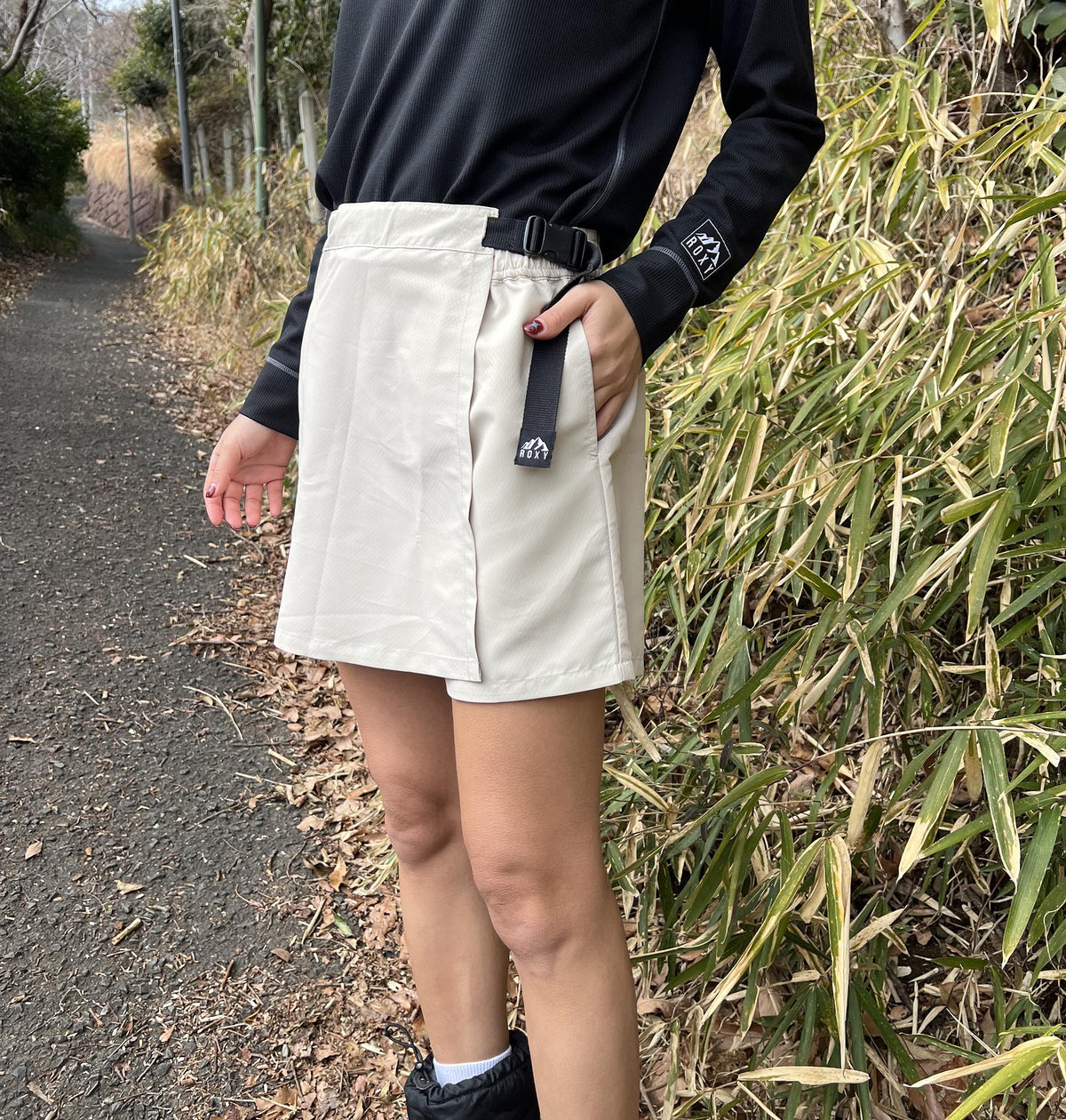 2 BUY 20% OFF】【OUTLET】Roxy 水陸両用 速乾 UVカット ショートパンツ EARTHY COLOR SHORTS