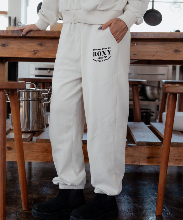 ROXY JIVY PANTS ロゴスウェットパンツ 【2026年秋冬モデル】