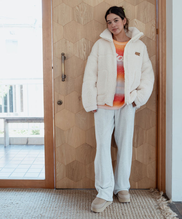 ROXY SALT FADE PANTS 刺繡ロゴ スウェットパンツ 【2026年秋冬モデル】