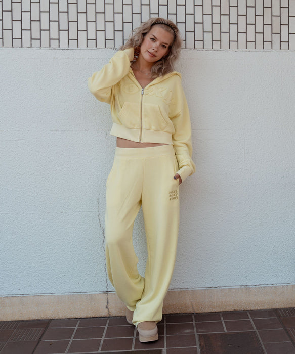 ROXY SALT FADE PANTS 刺繡ロゴ スウェットパンツ 【2026年秋冬モデル】