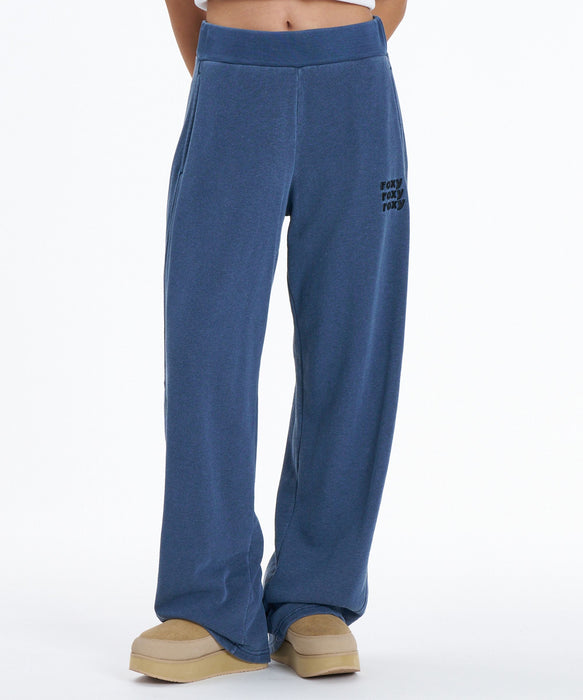 ROXY SALT FADE PANTS 刺繡ロゴ スウェットパンツ 【2026年秋冬モデル】