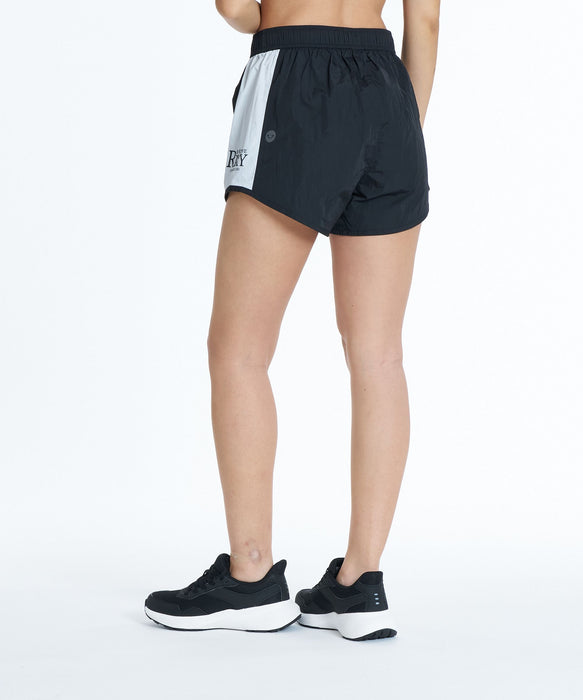ROXY FITNESS EARTHY CRISP SHORTS 配色ランニングショートパンツ /撥水 【2026年秋冬モデル】