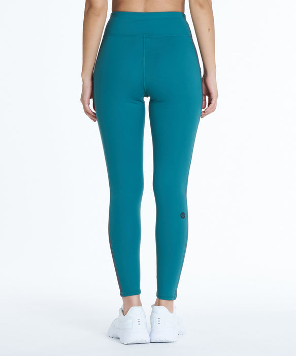 ROXY FITNESS EARTHY CRISP LEGGINGS 配色リブ切替レギンス /速乾/UVカット/水陸両用 【2026年秋冬モデル】
