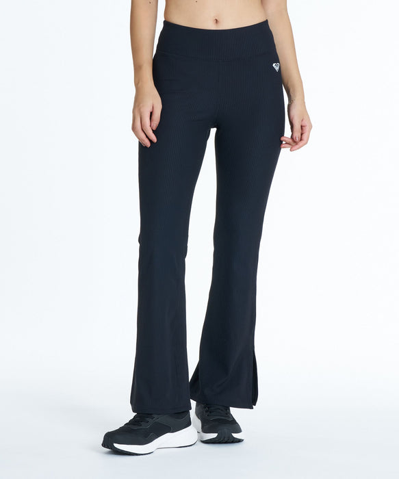ROXY FITNESS SIDEWALK LEGGINGS フレアリブパンツ レギンス /速乾/UVカット/水陸両用 【2026年秋冬モデル】