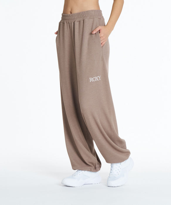 Bronze 56k トラックパンツ　トレーニングパンツ　ナイロンパンツ ROXY FITNESS GENTLE FLOW PANTS コラーゲン・アミノ酸配合 モイスト