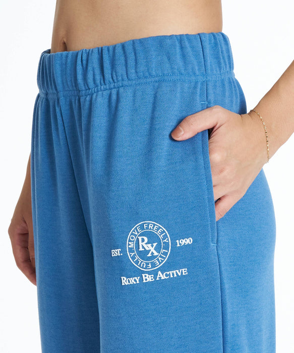 ROXY FITNESS SIDEWALK WIDE PANTS サーモコントロール スウェットパンツ /速乾/UVカット 【2026年秋冬モデル】