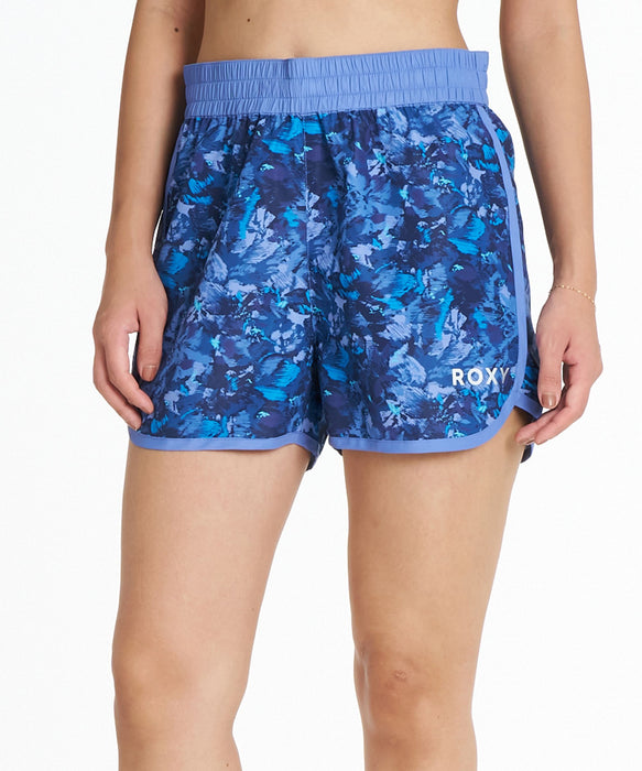 ROXY FITNESS FEEL FREE SHORTS 圖騰印花短褲 /防潑水 【2026年秋冬款】