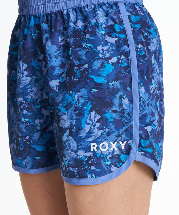 ROXY FITNESS FEEL FREE SHORTS 圖騰印花短褲 /防潑水 【2026年秋冬款】