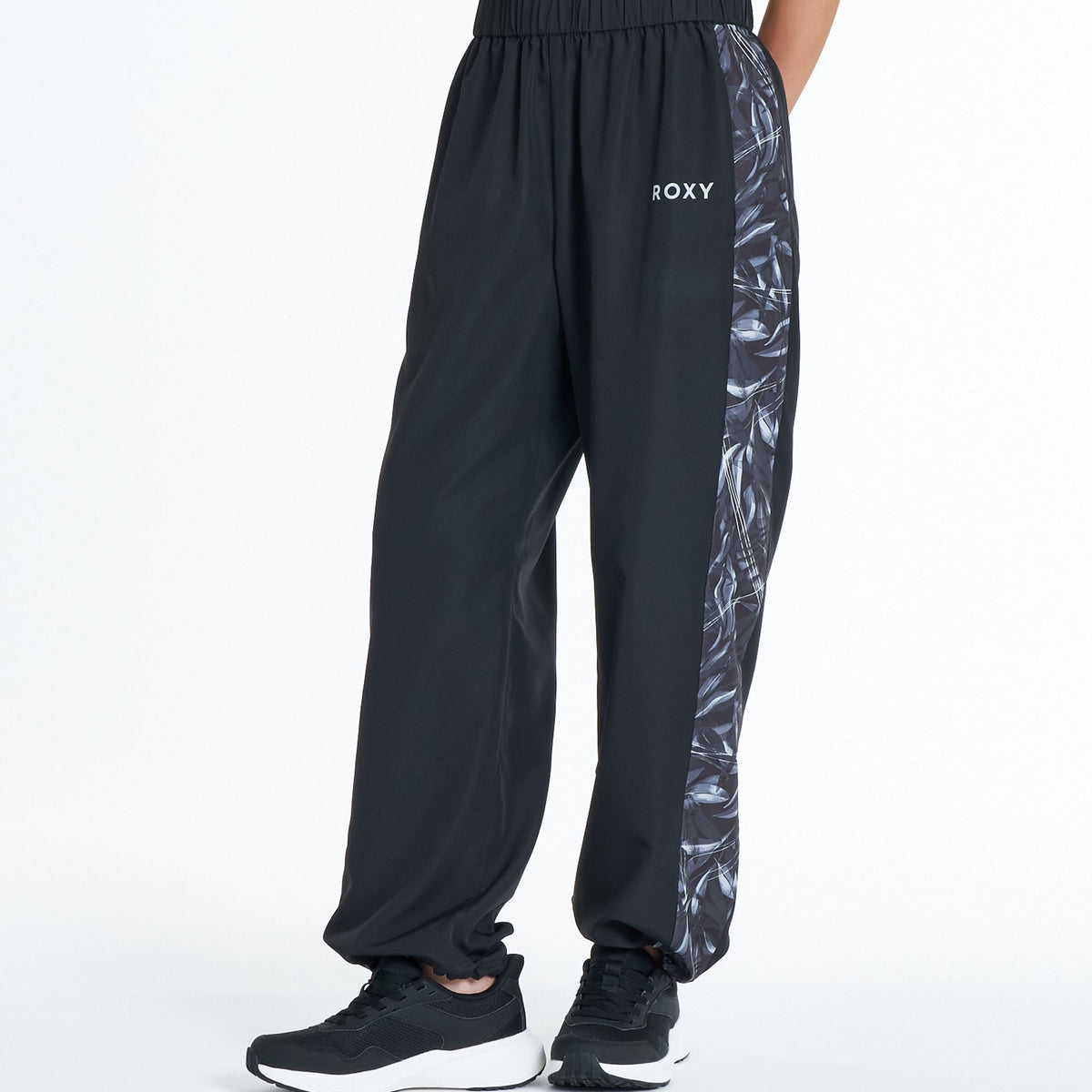 ROXY FITNESS FEEL FREE PANTS 柄プリントロングパンツ /撥水 【2026年