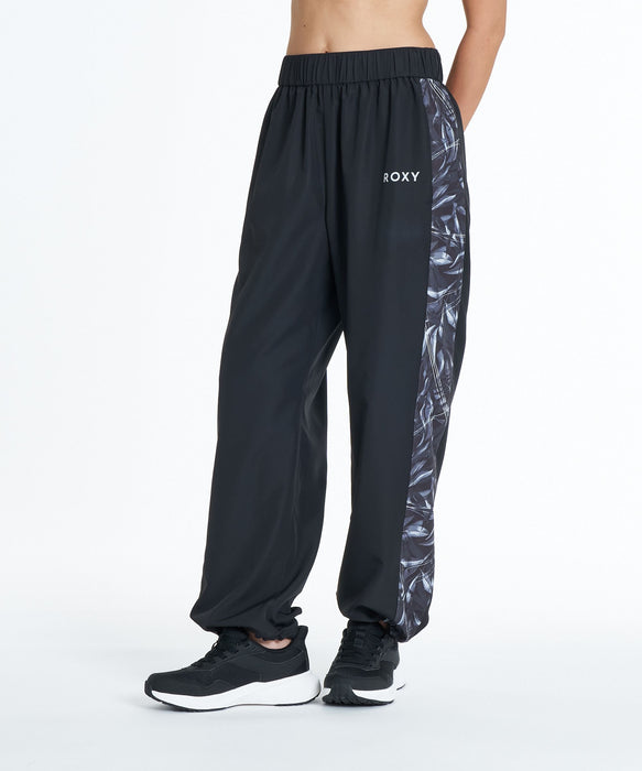 ROXY FITNESS FEEL FREE PANTS 圖騰印花長褲 /防潑水 【2026年秋冬款】