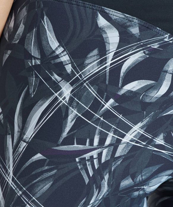 ROXY FITNESS FEEL FREE LEGGINGS 総柄プリントレギンス /速乾/UVカット/水陸両用 【2026年秋冬モデル】