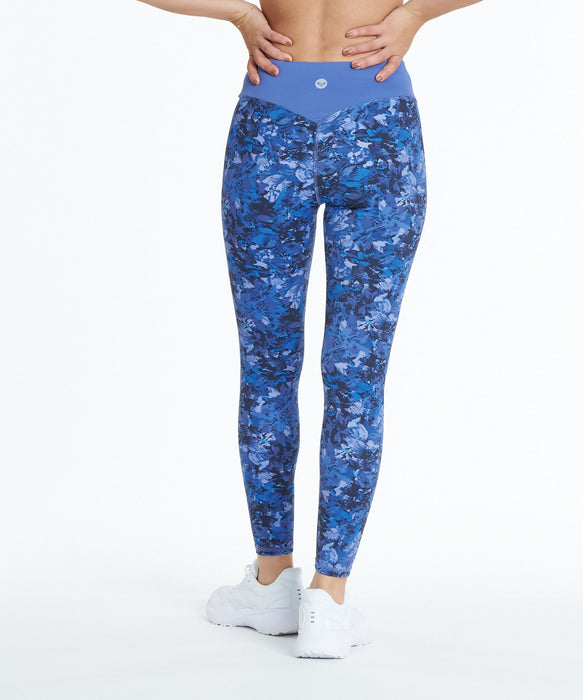 ROXY FITNESS FEEL FREE LEGGINGS 総柄プリントレギンス /速乾/UV