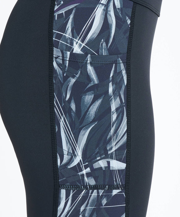 ROXY FITNESS FEEL FREE LEGGINGS VER2 サイド柄プリントレギンス /速乾/UVカット/水陸両用 【2026年秋冬モデル】