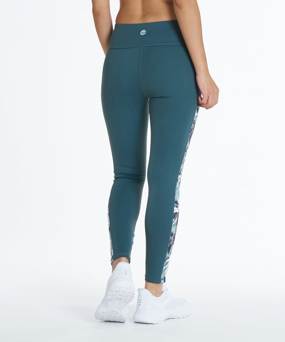 ROXY FITNESS FEEL FREE LEGGINGS VER2 サイド柄プリントレギンス /速乾/UVカット/水陸両用 【2026年秋冬モデル】