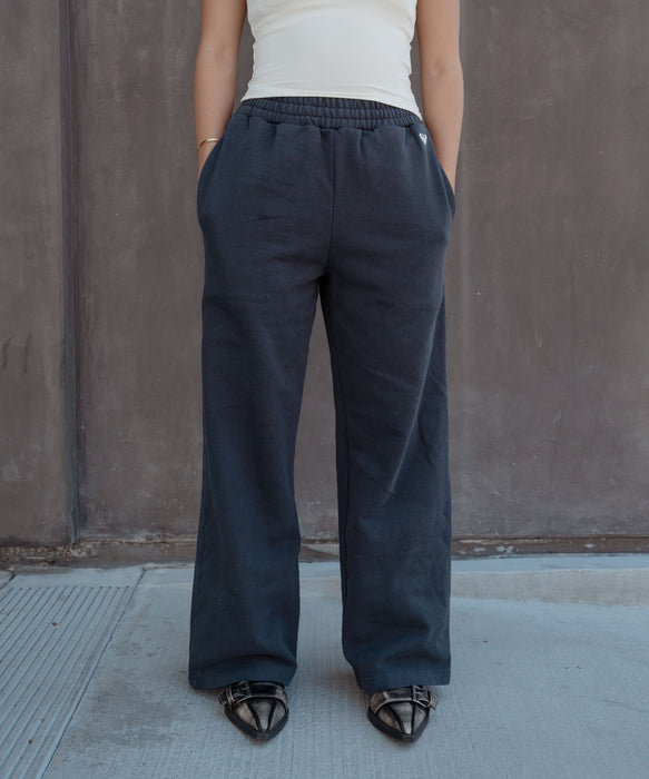 ROXY x NANAHA WIDE LEG SWEATPANT バックロゴスウェットパンツ 【2026年秋冬モデル】