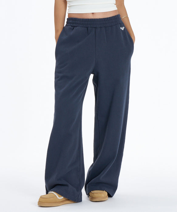 ROXY x NANAHA WIDE LEG SWEATPANT バックロゴスウェットパンツ 【2026年秋冬モデル】