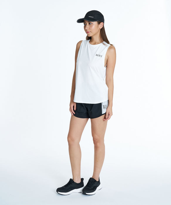 ROXY FITNESS EARTHY CRISP TANK バックスリットタンクトップ /速乾/UVカット/水陸両用 【2026年秋冬モデル】