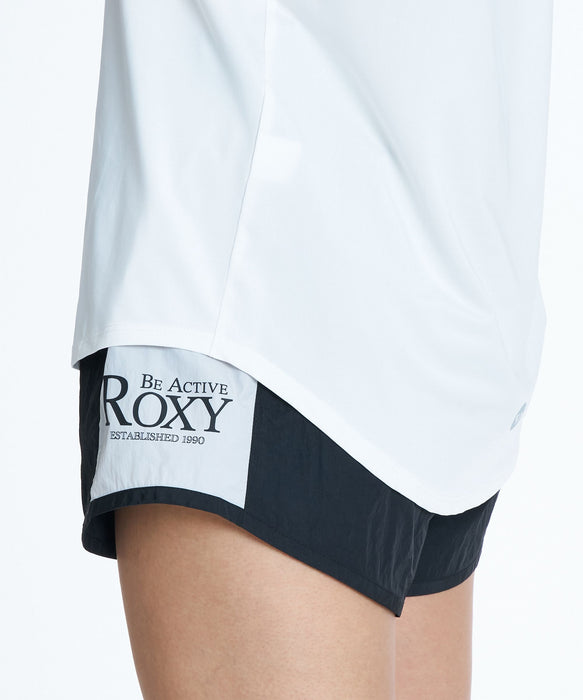 ROXY FITNESS EARTHY CRISP TANK バックスリットタンクトップ /速乾/UVカット/水陸両用 【2026年秋冬モデル】