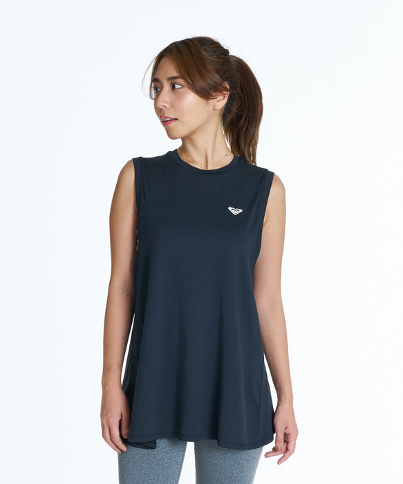 ROXY FITNESS MAKE TODAY COUNT TANK バックツイストタンクトップ /速乾/UVカット/水陸両用 【2026年秋冬モデル】
