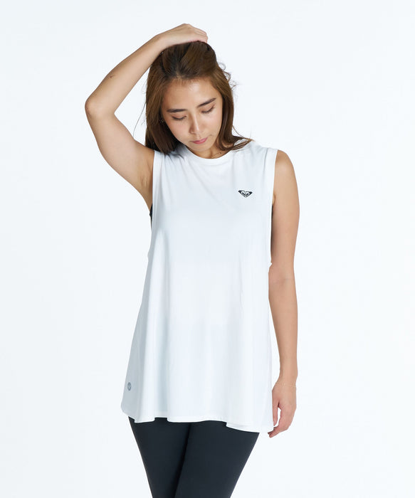 ROXY FITNESS MAKE TODAY COUNT TANK バックツイストタンクトップ /速